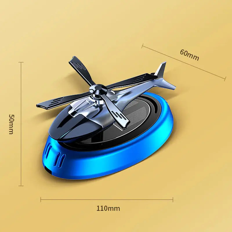 Luxury Car Freshener Modern Design Solar Helicopter air Freshener Car Deodorant Car Perfume