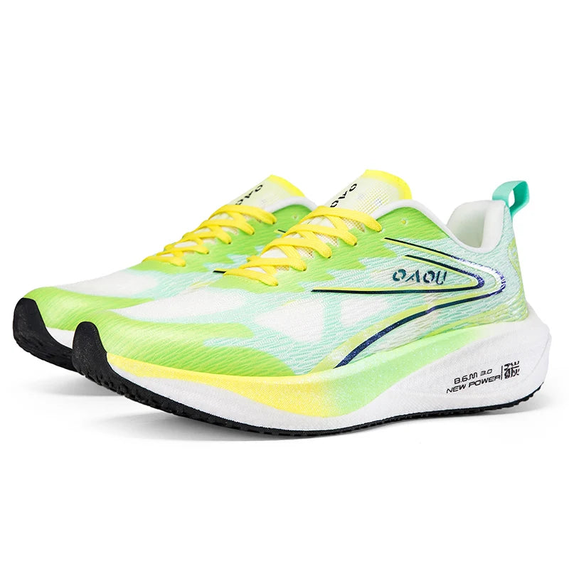 Men's Lightweight Road Running Sneakers Low-Top Track Trail Athletic Shoes Breathable Air Mesh EVA Minimal Design for Stretch