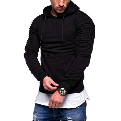 DIMUSI Hooded Mens Casual Camouflage Windbreaker Sweatshirt Coats Mens Streetwear Hip Hop Hoodies Sportswear Tracksuits Clothing