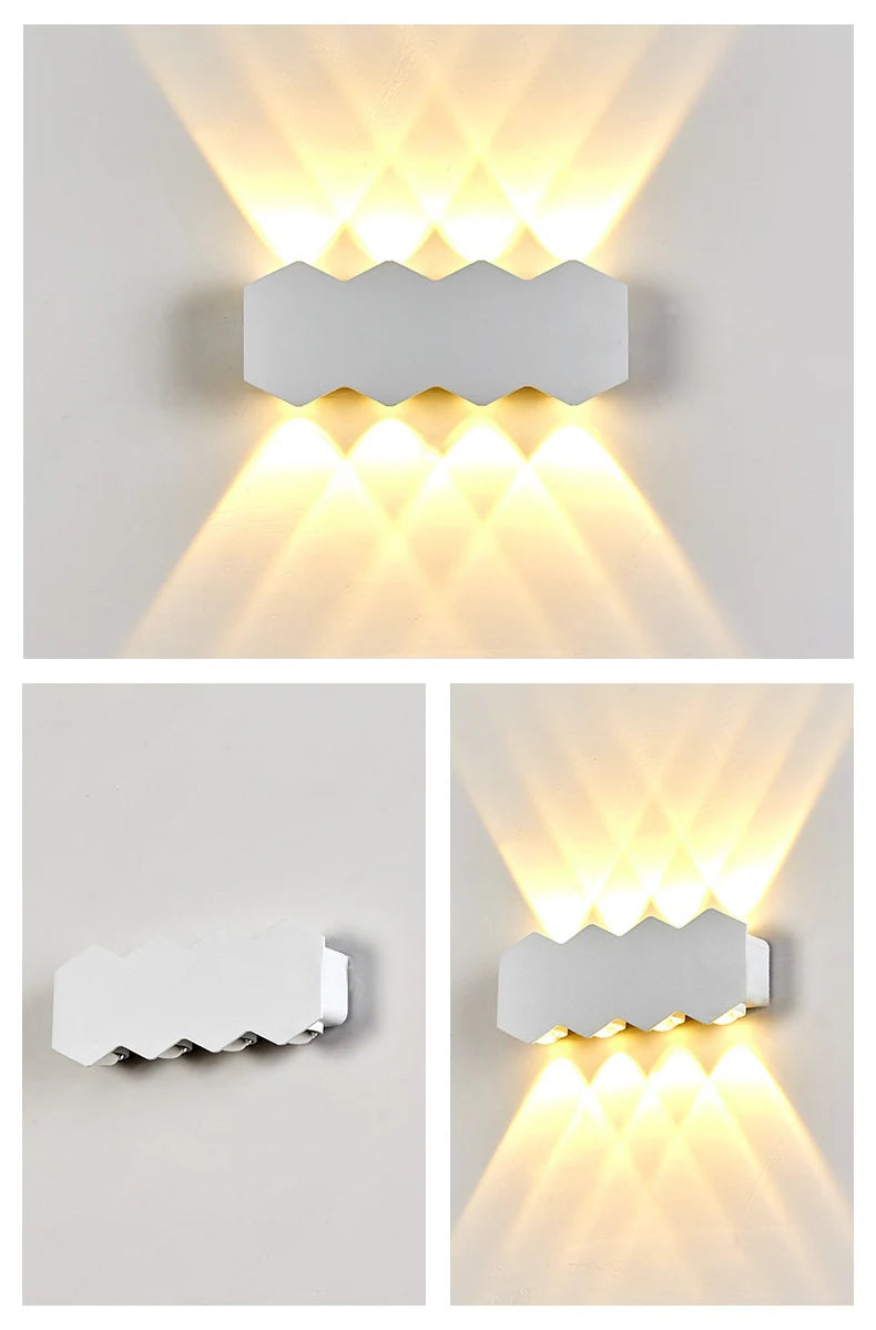 LED Wall Lamp Waterproof Outdoor Wall Light Porch/Garden/Bedroom Indoor Modern Nordic Sconce Luminaire 2 4 6W 8W 10W 12W 85-265V