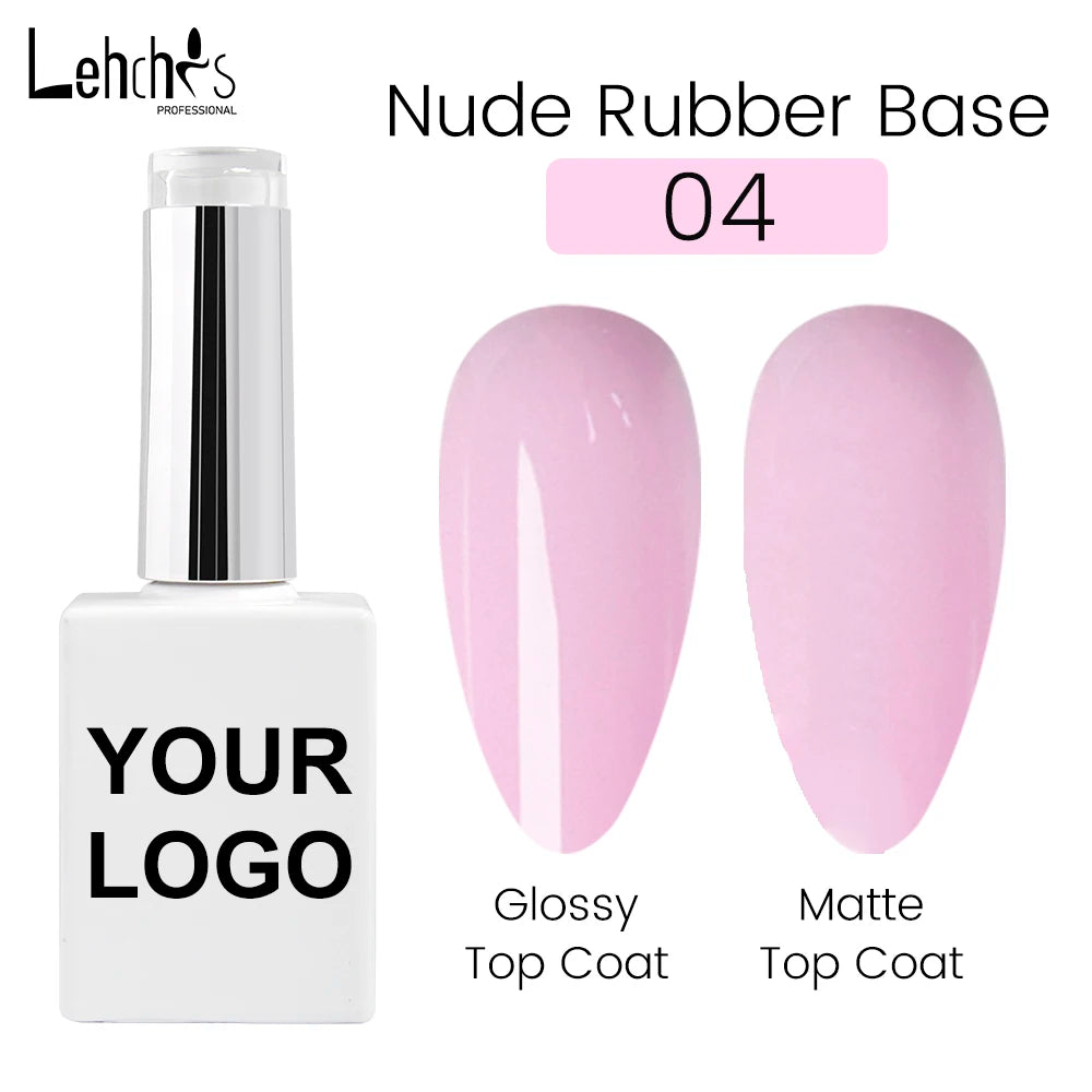 Lehchis 15ml Nude UV Gel Nail Polish Soak off French Nail Camouflage Base Halal Certified for Salon Art Use Customizable Logo