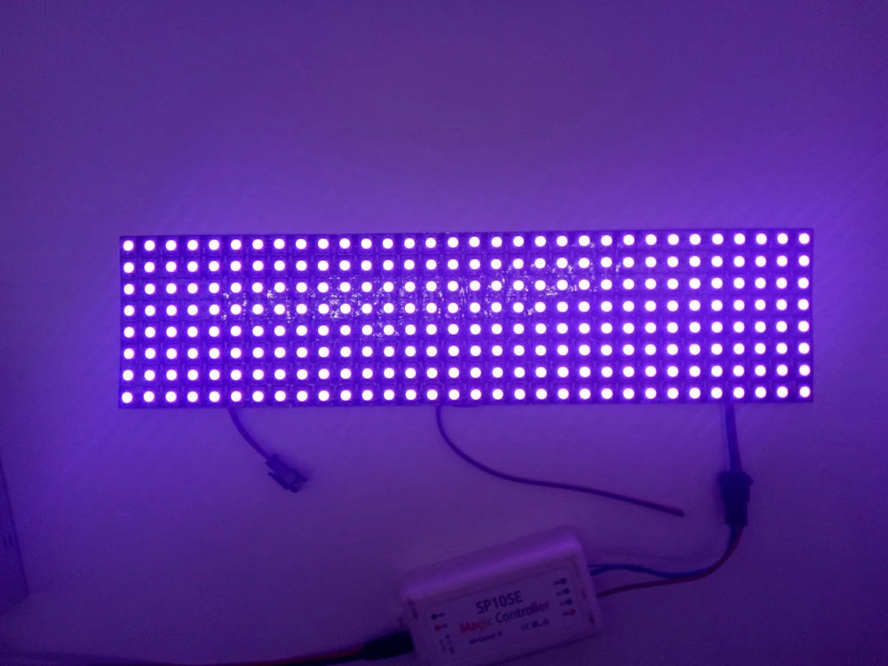 WS2812B LED Digital Flexible Individually Addressable Panel Light WS2812 8*8 16*16 8*32 Pxiels Module Matrix Screen DC5V