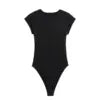 PB&ZA Women 2024 Summer New Fashion Screw Thread Jumpsuits Vintage Short Sleeve Female Playsuits Mujer