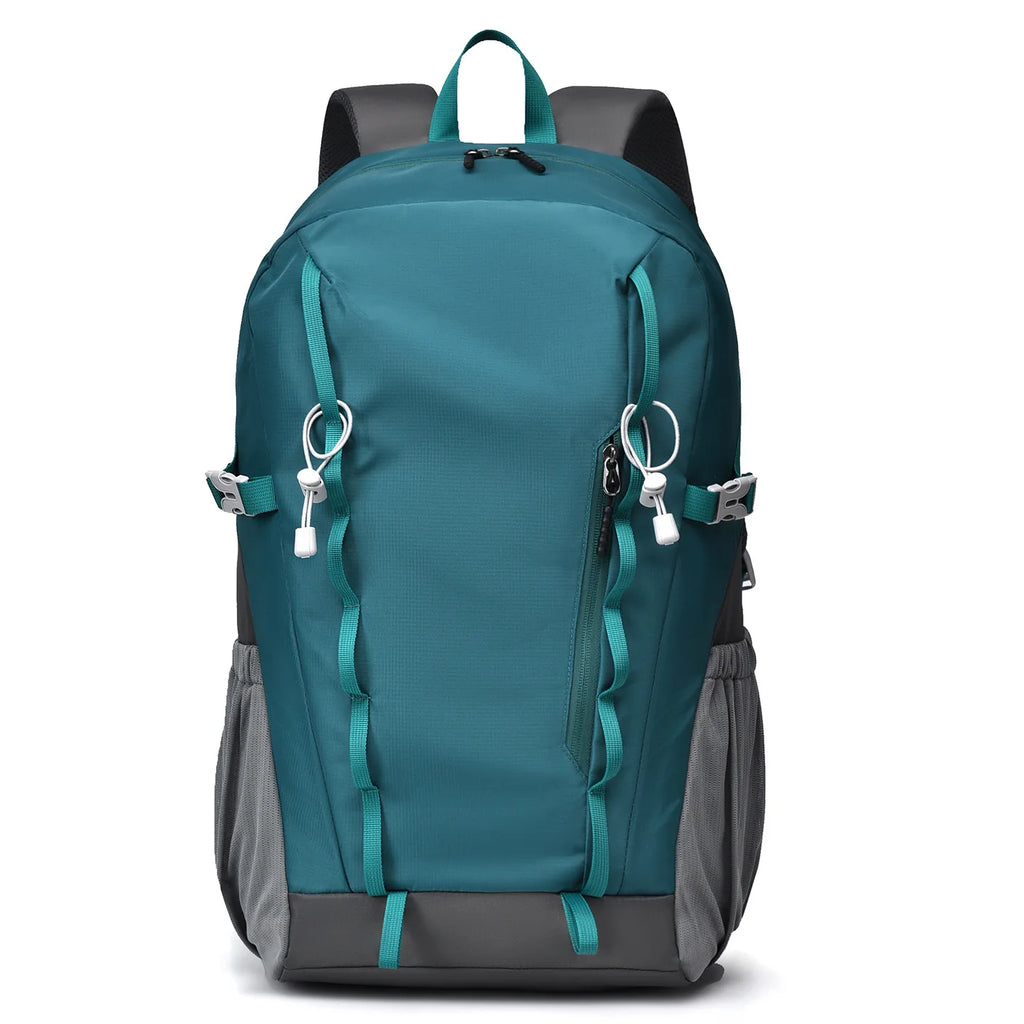 Men Women Lightweight Wear-resistant Hiking Backpack Polyester Lining Outdoor Sports Climbing Daypack Short-distance Travel