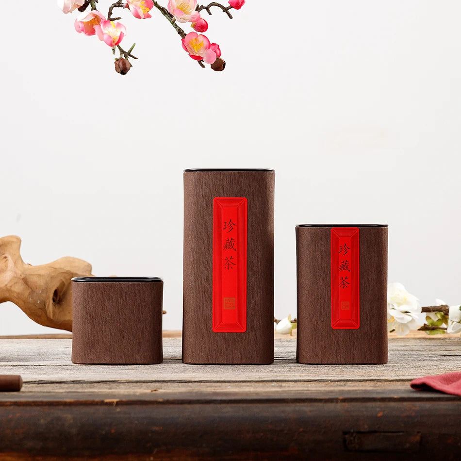 Star Packaging Tea Gift Packaging Sets Round Perfume Box Packaging Biodegradable Cardboard Paper Tube Boxes With Metal Lid