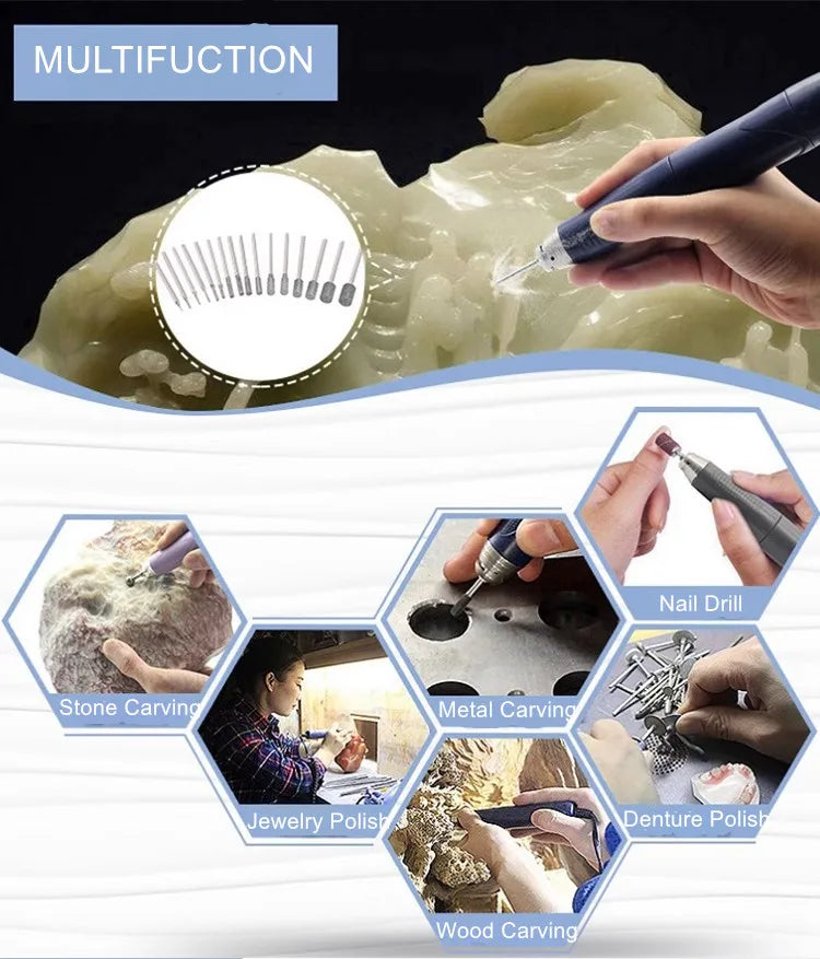 2028 Manicure Handpiece 35000RPM Jewelry Engraving Polishing Machine BTmarathon-3 Nail Drill Dental Laboratory Micromotor