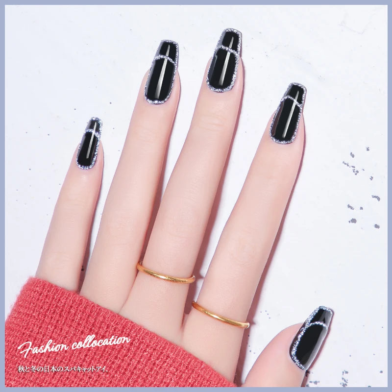 JTING New Design 6 Colors Disco Spider Gel Polish Uv Led High Density Broken Diamond Flash Gel Nail Polish Paint ODM/OEM Custom