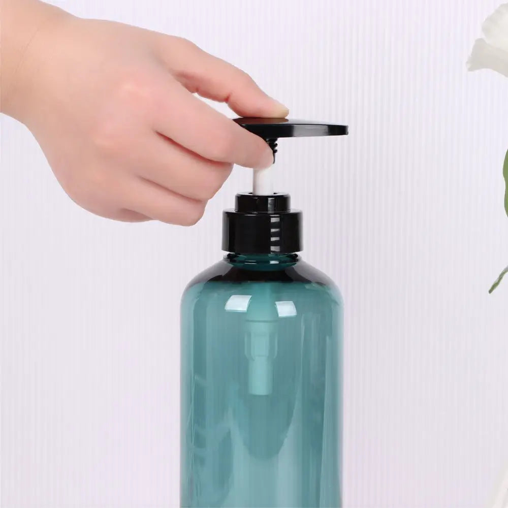 300/500ml Refillable Clear Empty Bottle Soap Dispenser Shower Gel Shampoo Dispenser Bottles Press Pump Lotion Bottle Reusable