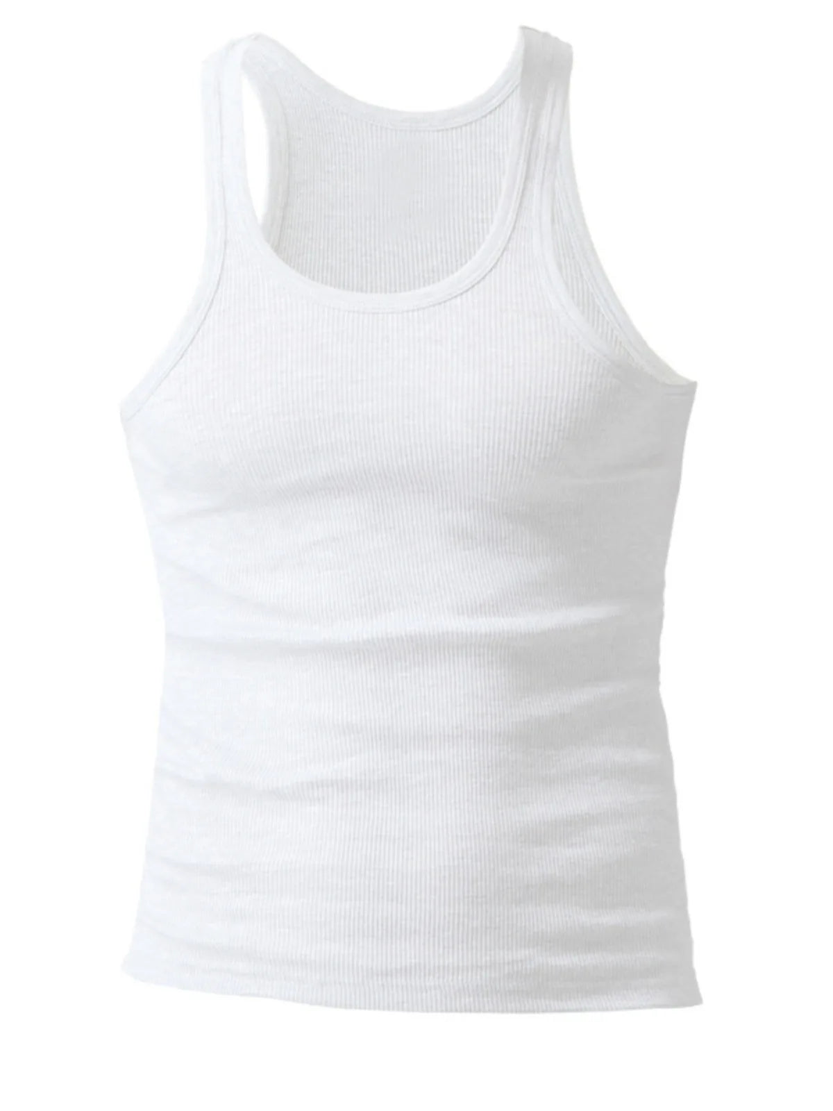 High Quality Men's Cotton Rib Gym Tank Top Casual Fitness Sexy Custom Breathable Vest Top for Man Outdoor Underwear