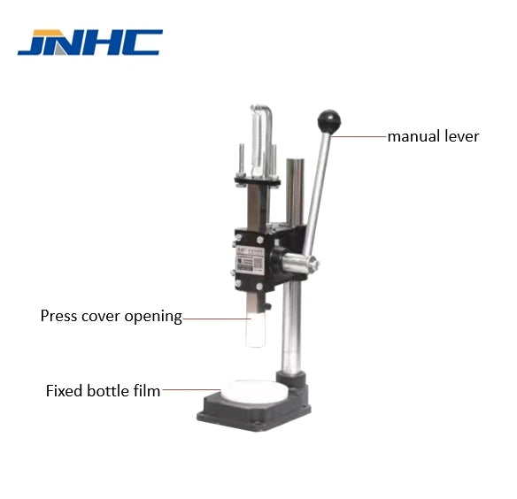 Semi-Automatic Pneumatic High-Speed High Output Perfume Sample Vial Sealer Snap-On Metal Sprayer Crimp Tool Stainless Steel