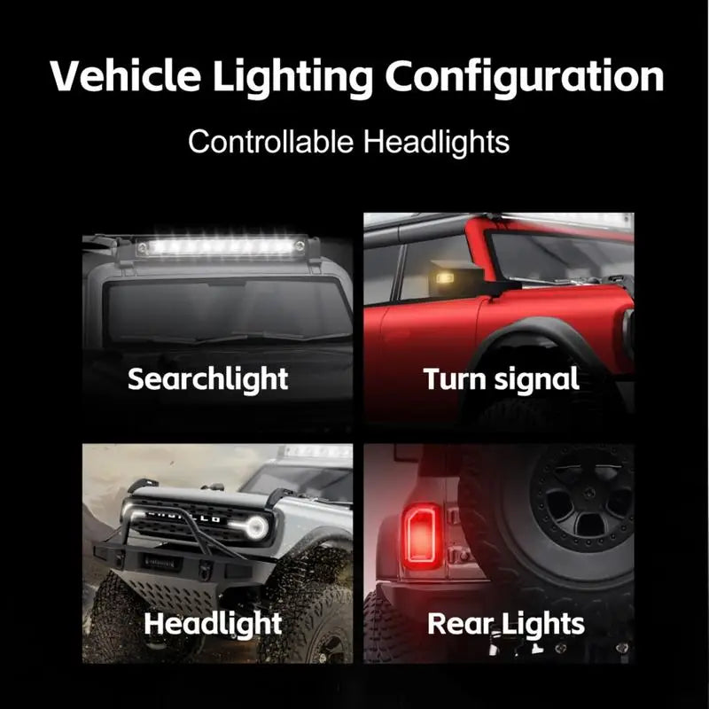 Wltoys 184023 1:18 RC Car Mini Spirited Horse 4WD Electric Off-Road Climbing Vehicle Remote Control 2.4G LED Metal Charger