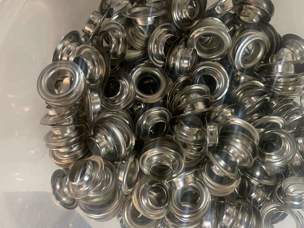 12mm 10mm 8mm 6mm 5.5mm Common Nickel Eyelets/Holes/Rings/Grommets for Banners Tarpaulin Canvas Eyelet Punching Machine
