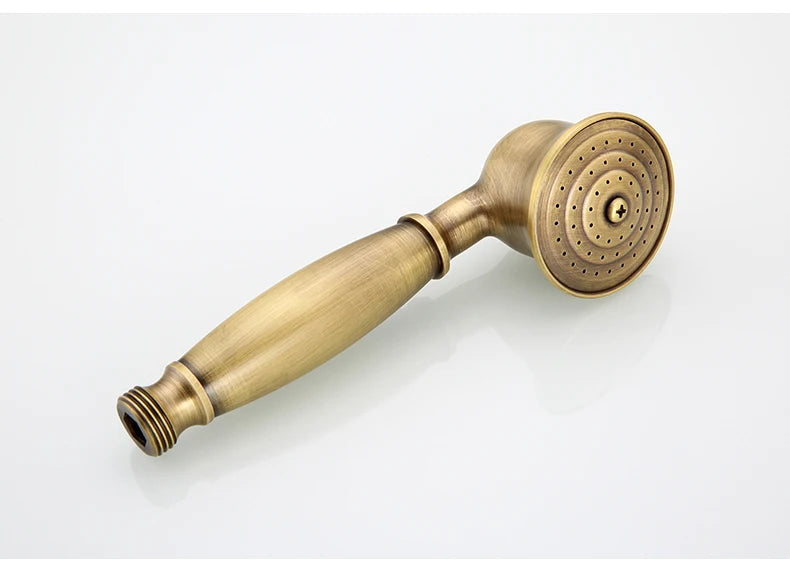 MOLI Wall mounted antique brass bronze brushed bathtub faucet with hand shower bathroom shower faucets torneiras 8306