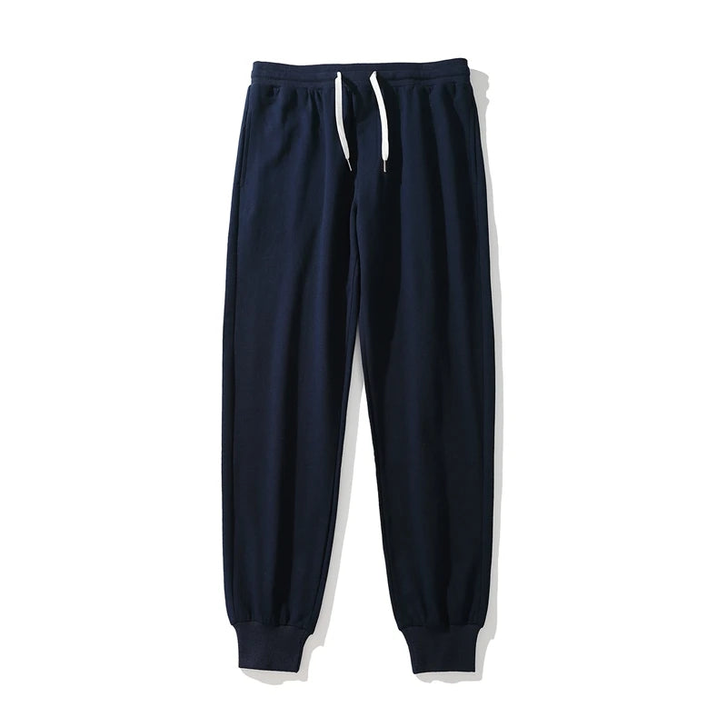Vintage Sports Sweatpants Spring Autumn New Cotton Brown Joggers Fitness Casual Pencil Pants Loose Home Comfortable Sweatpants