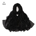Zifeng OME Travel Photo Art Pure Color Full Star Hot Diamond Cotton Linen Monochrome Cape Scarves & Shawls