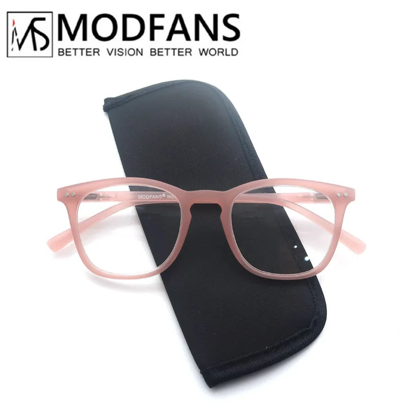 MODFANSR Reading Glasses Women Colorful Frame Readers Ladies Lightweight Flexible Spring Hinge Presbyopic Eyeglasses