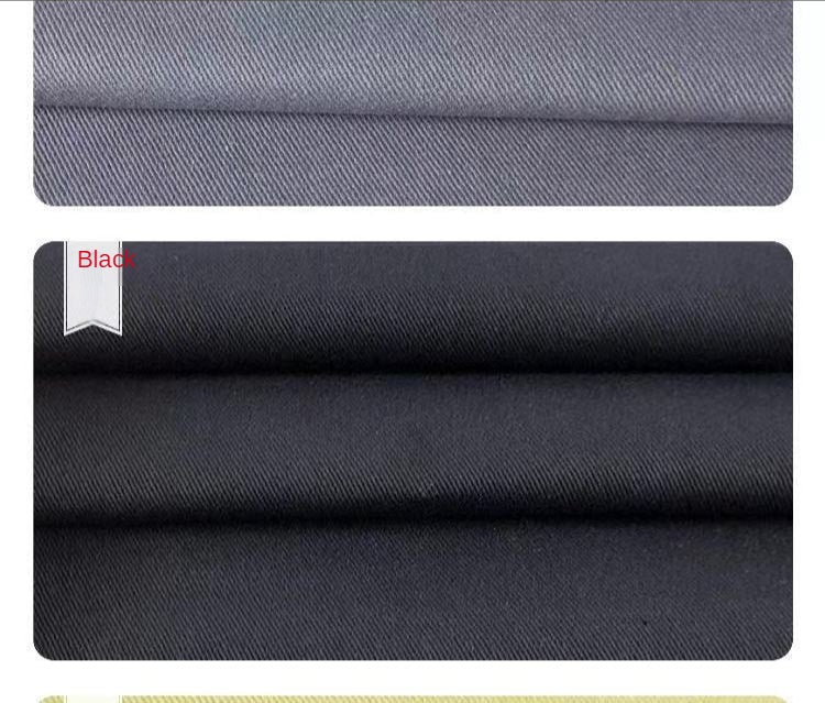 Denim Fabric By The Meter for Sewing Jeans Clothing Coats Dresses Thickened Colored Twill Cotton Handmade Cloth Plain Black Blue