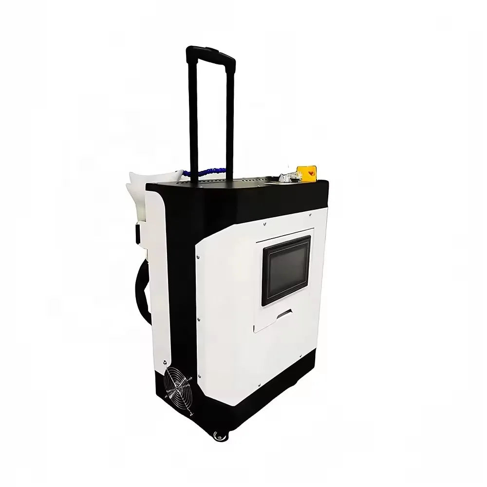 100W 200W 300W JPT MOPA Mini Portable Trolley Case Handheld Fiber Laser Cleaning Machine Lazer Rust Remover for Rust Removal