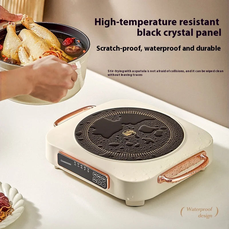 Zemkon Small Household Mini Electric Ceramic Stove Single Burner Induction Cooker with Hotpot Feature Manufactured