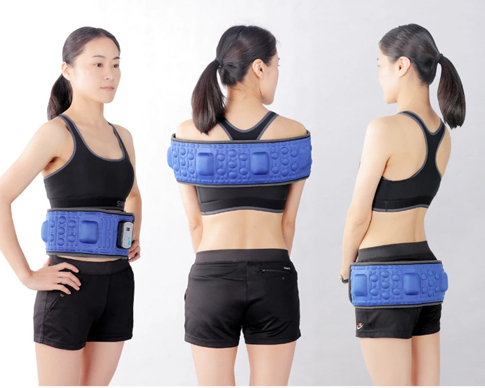 Wireless Electric Massage Slimming Belt Lose Weight Fitness Fat Burning Vibration Abdominal Belly Muscle Trainer Stimulator