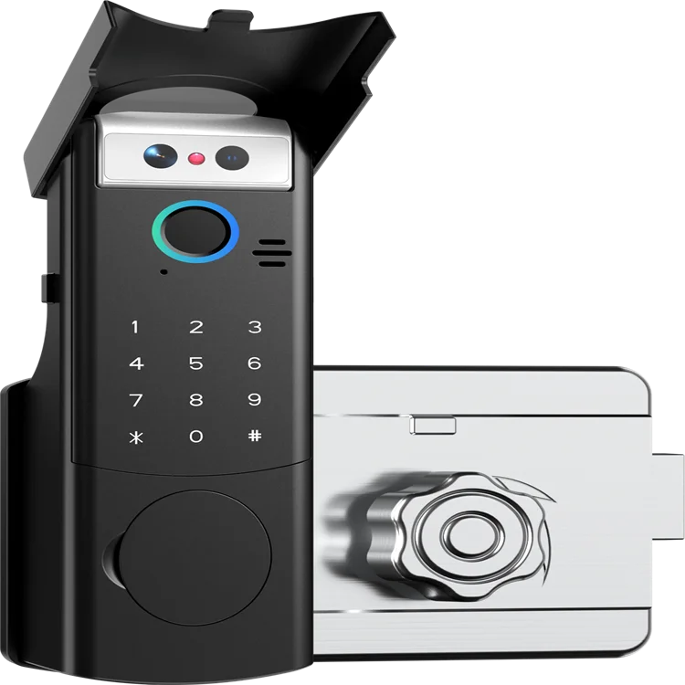 New Stock TUYA App Smart Door Lock Aluminium Alloy Outdoor Waterproof Home Password Face Recognition Lock