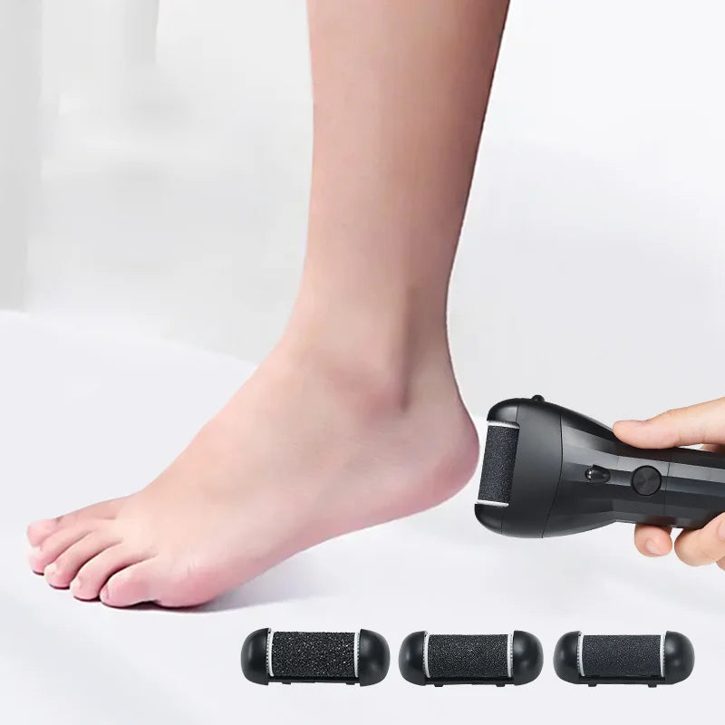 New Professional Lcd Cordless Rechargeable Foot Scrubber Dead Skin Spa Electric Foot File Nail Callus Remover for Feet