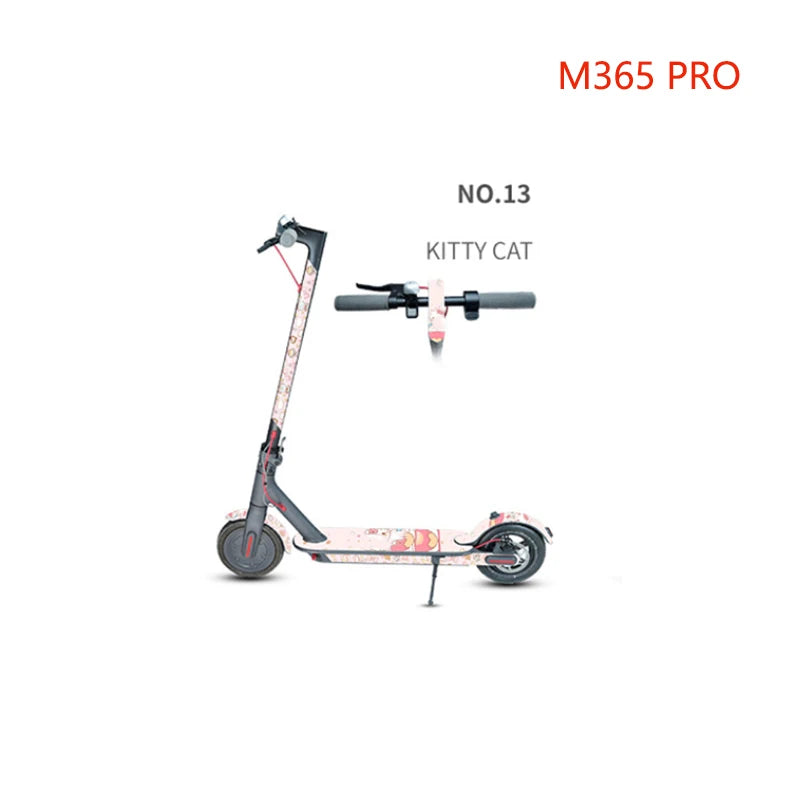 Electric Scooter Full Body PVC Sticker DIY Skateboard Sticker Scooter Pedal Stickers Decal For Xiaomi M365/PRO