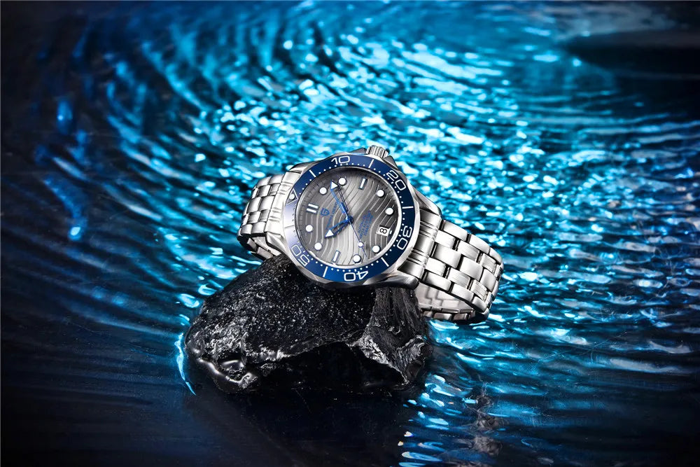 PAGANI DESIGN 2026 New Top Brand Luxury Automatic Watch Men AR Sapphire crystal Mechanical Wristwatch Men Miyota 8215 Movt Clock