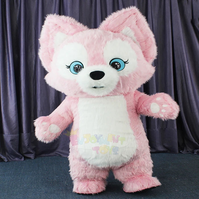 Enjoyment CE fox Lingna Belle Inflatable Mascot Costume Halloween Christmas Party  Costume Animal Mascot for Adult Home Decor