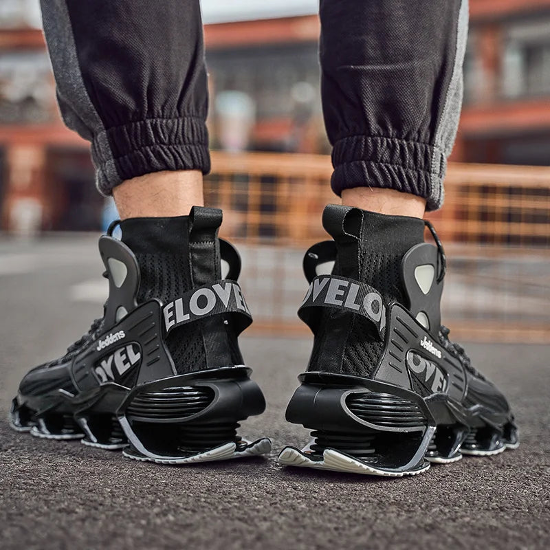 Men's Casual Sneakers Breathable Luxury Trainer Race Shoes Fashion Loafers Running Shoes for Male Comfortable Tenis