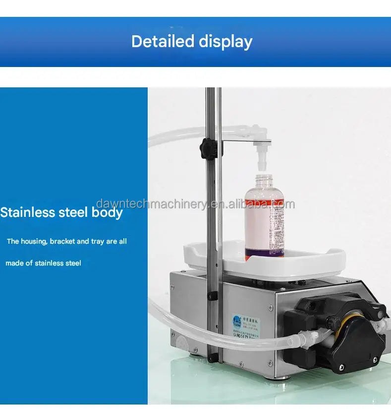 Honey Beverage Oil Shampoo Perfume Essence Dispensing Cosmetic Small Weighing Liquid Can Bottle Filling Machine
