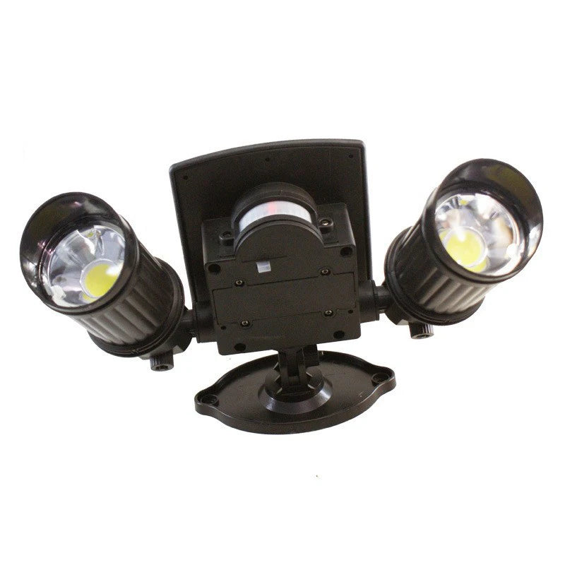 Two Adjustable Heads 180 Detection Angle 10W  COB Waterproof LED Outdoor Motion Sensor Security Flood Lights
