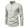 Liu Ming Custom Wholesale Spring Summer Men Clothes Polyester Cotton Long Sleeve Casual Slim Business Collar Shirt Blouse