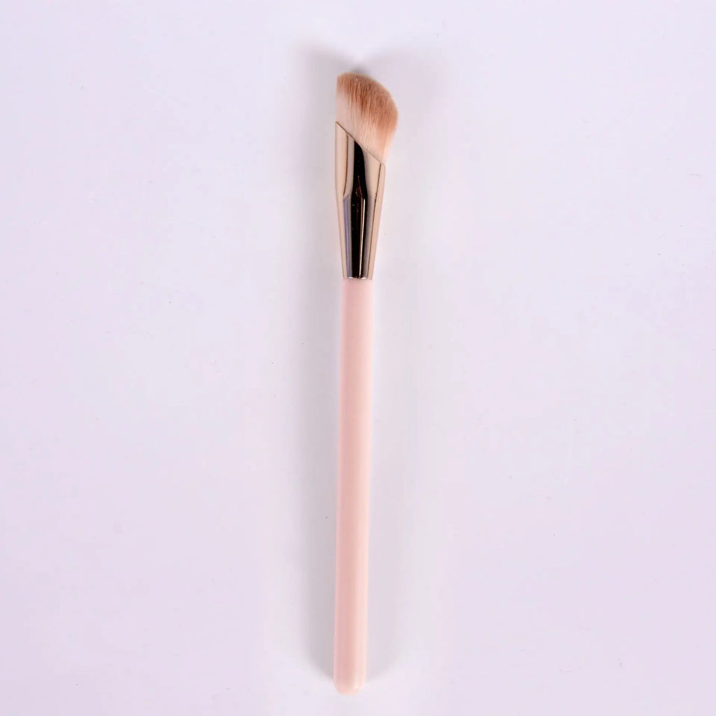 High Quality Thumb Shaped Foundation Brush Private Label Synthetic Hair Used for Concealer Makeup