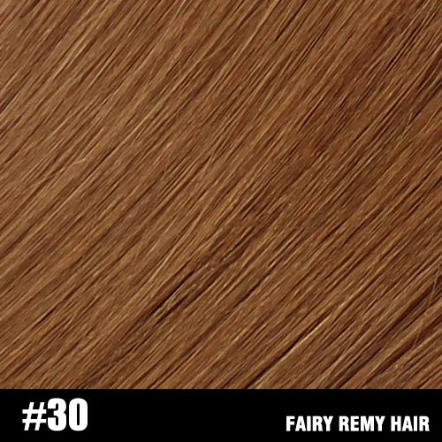 Fairy Remy Hair 20-22" Remy Keratin Flat Tip Human Hair Extensions Straight Capsules Natural Pre Bonded Hair 0.8g/Strand