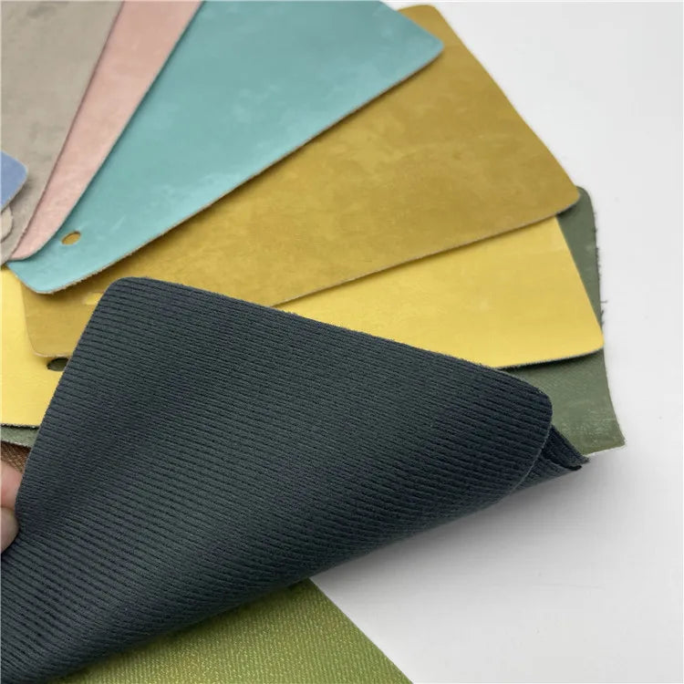 PU Synthetic Leather Fabric Odourless Faux Leather Sheets Home Upholstery Fabric for Shoes
