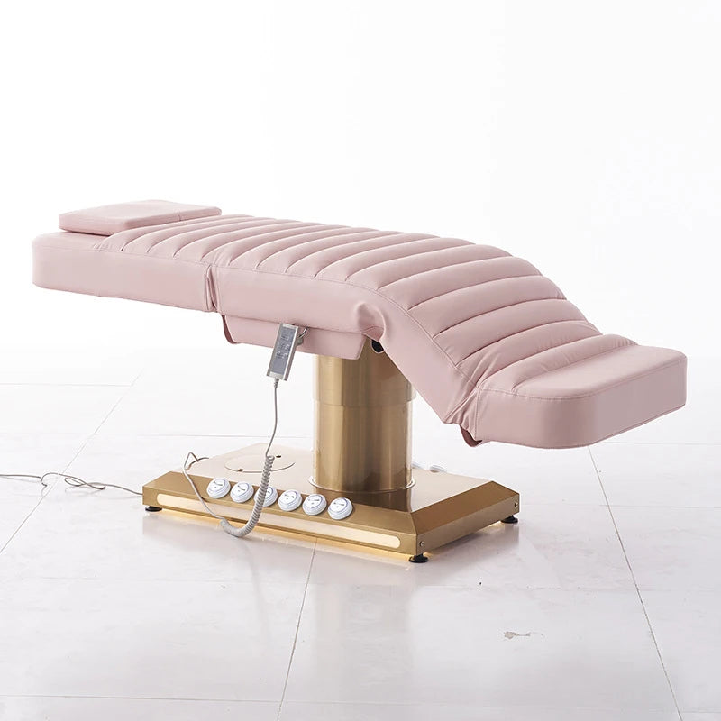 HICOMED Factory Supplier Luxury 3 Motor Electric Beauty Massage Bed for Eyelash Extensions Facials and Waxing Beauty Bed