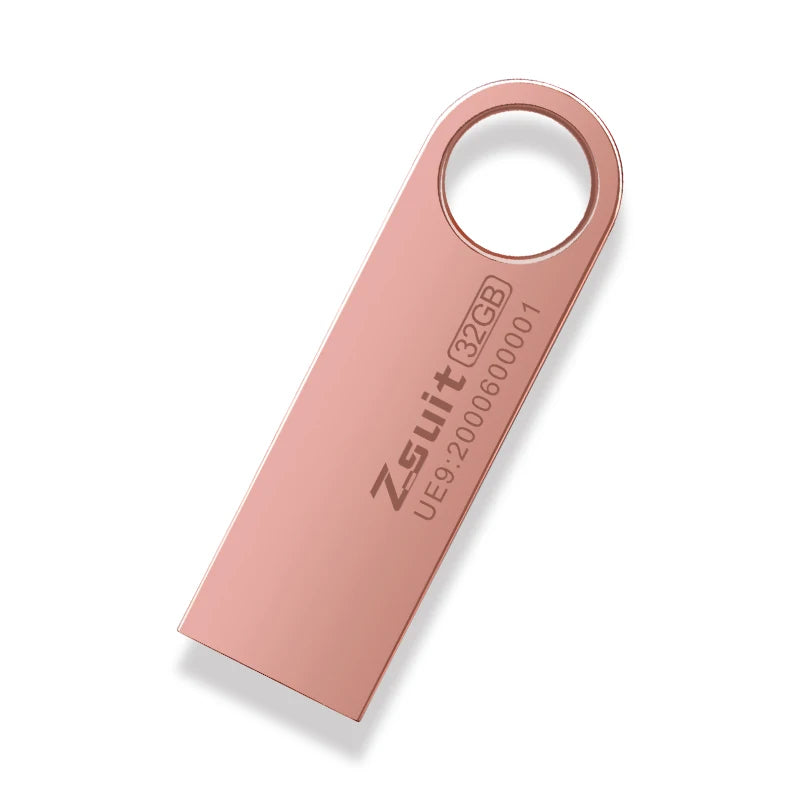 Mini Metal USB Flash Drive Personalized USB Stick 1GB-128GB USB 2.0 New in Stock