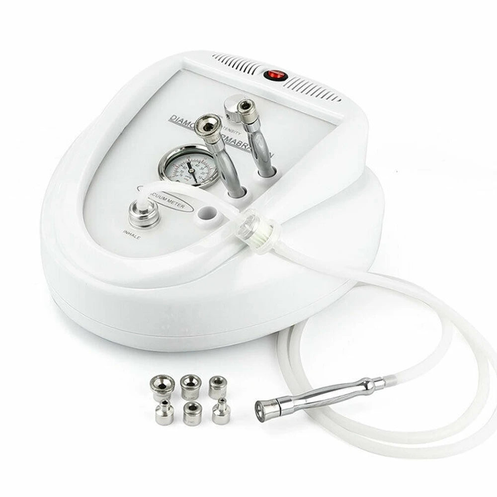 Portable Microdermabrasion Machine Diamond Tips Vacuum Suction Device Facial Skin Peeling Blackheads Removal