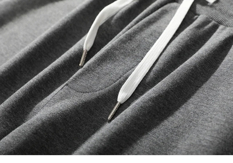 Vintage Sports Sweatpants Spring Autumn New Cotton Brown Joggers Fitness Casual Pencil Pants Loose Home Comfortable Sweatpants