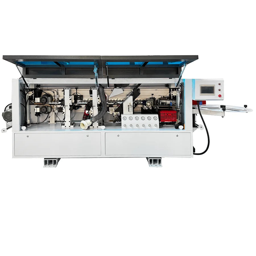 MingD MD-EM1 Fully Automatic Mini Edge Banding Machine for MDF Production Woodworking Features Gluing Cleaning Buffing Used