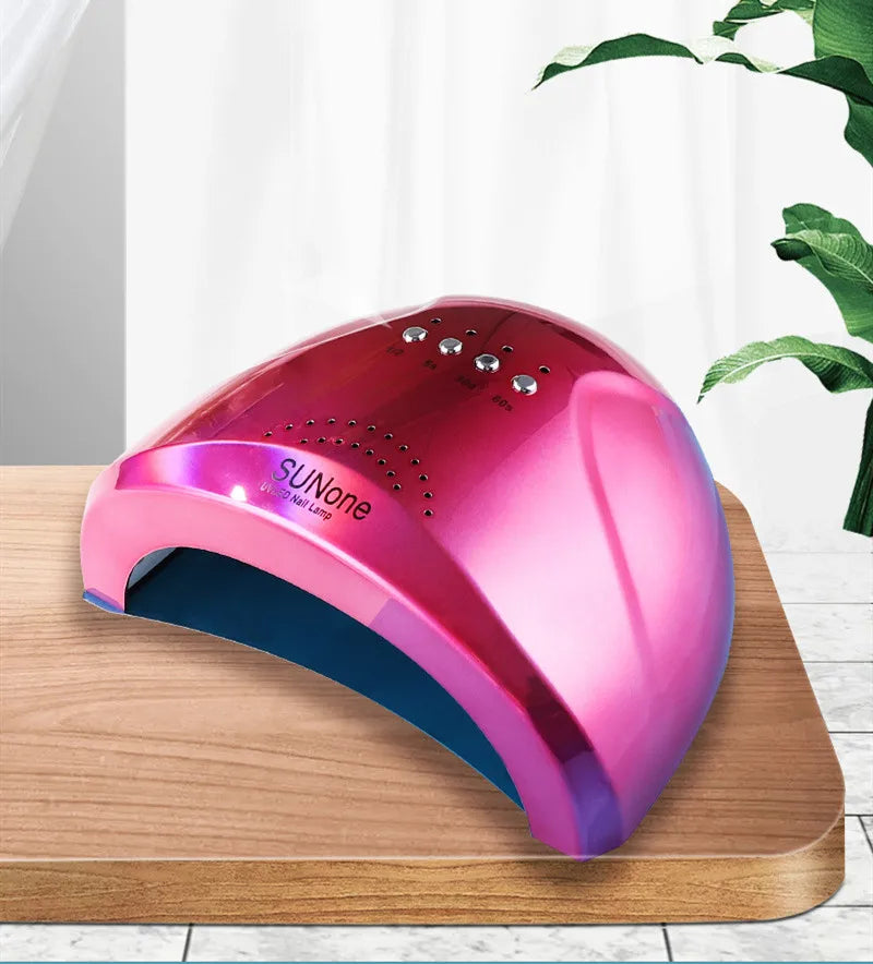 60W UV LED Nail Lamp with 30 Pcs Leds For Curing Gel Nail Dryer Drying Nail Polish Lamp 5/30/60s Auto Sensor Manicure Tools