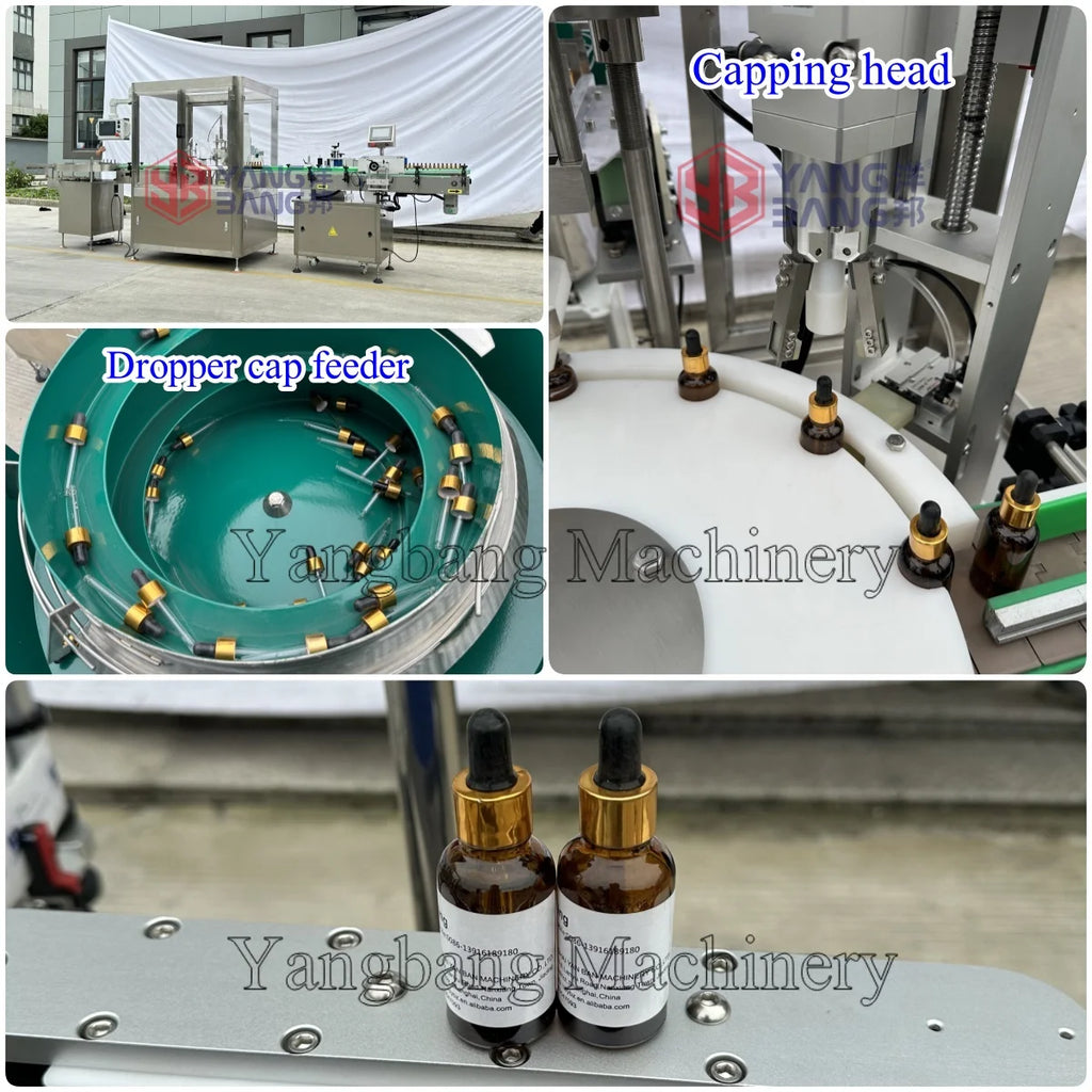 10ml 20 ml 30ml 60ml Automatic Bottled Essential Oil Filling Machine Perfume Filler Glass Dropper Bottle Filling Machine Line