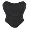 XS-XL  New Breathable Mesh Fishbone Vest Elastic Strapless Vest Chest Hugging Sexy Top