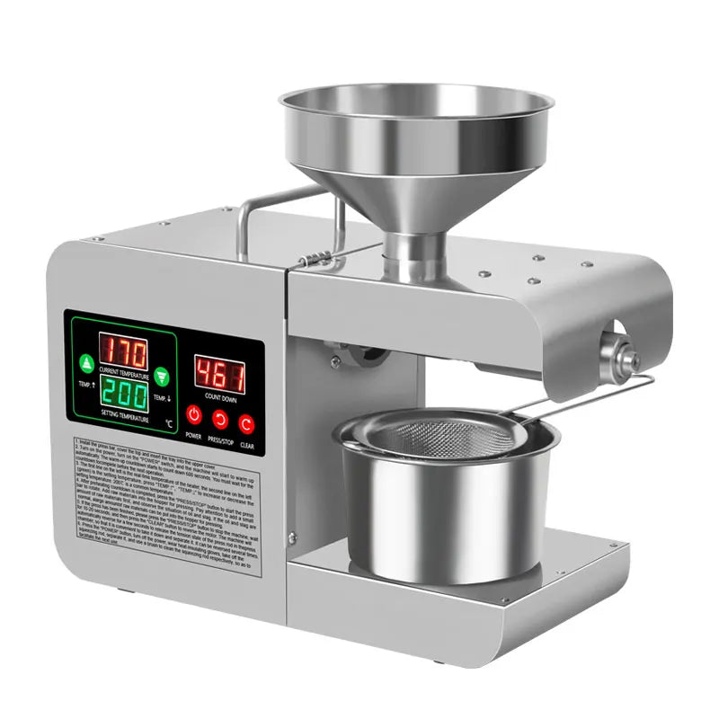 X8S Small Peanut/olive/coconut Oil Expeller Machine Mini Oil Pressing Machine for Home Use