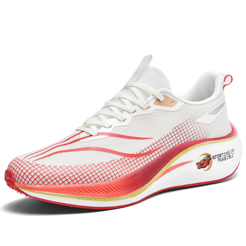 Road Running Shoes Men's Women's Jogger Jogging Sneakers Track Trail-running Shoes Running Minimal Stretch Fabric Air Mesh Sport