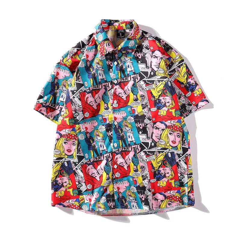Wholesale Quality Short Sleeve Casual Shirt 100% Cotton Breathable Eco-Friendly Summer Resort Shirt 2022 Cheap Price