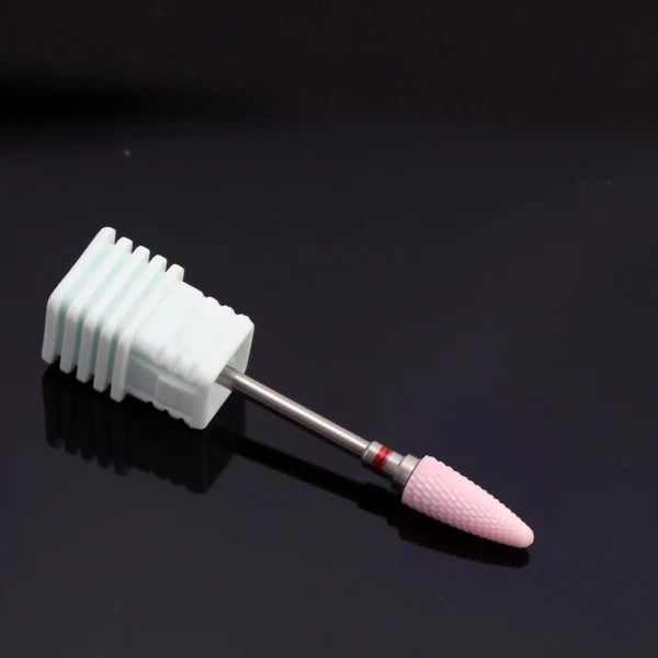 Ceramic Nail Drill Bit Milling Cutter for Electric Manicure Drill Bits Flame Corn Files for Pedicure Machine Polish Accessory
