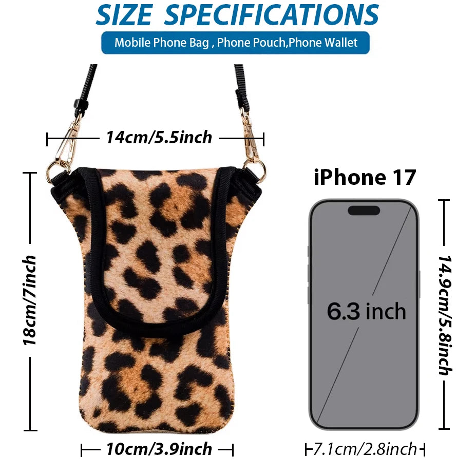 Phone Pocket Custom Mini Crossbody Bag Wallet Mobile Phone Bag Case Wallet Phone Pouch Sling Bag Pocket for iphone 17 Pro Max