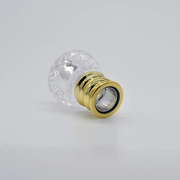 60ml High Quality Empty Transparent Glass Perfume Bottle with Pump Sprayer Gold Cap Dubai Low MOQ